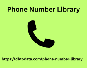 japan phone number library