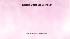 Telegram Database Users List