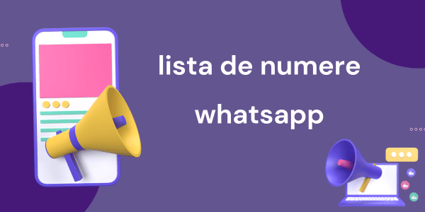 lista de numere whatsapp