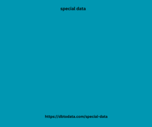 special data