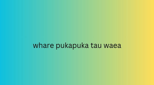 whare pukapuka tau waea