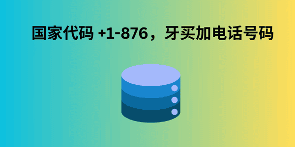 国家代码 +1-876，牙买加电话号码