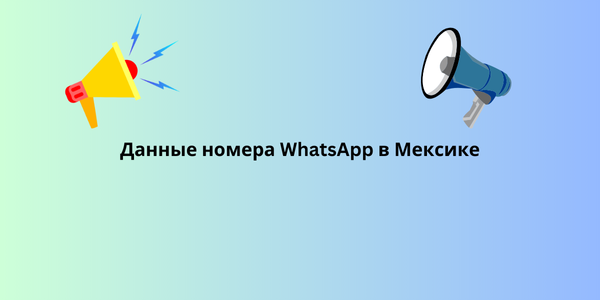 Данные номера WhatsApp в Мексике